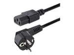 Cable schuko a c13 startech 1m · negro