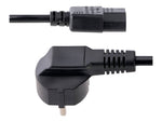 Cable schuko a c13 startech 1m · negro