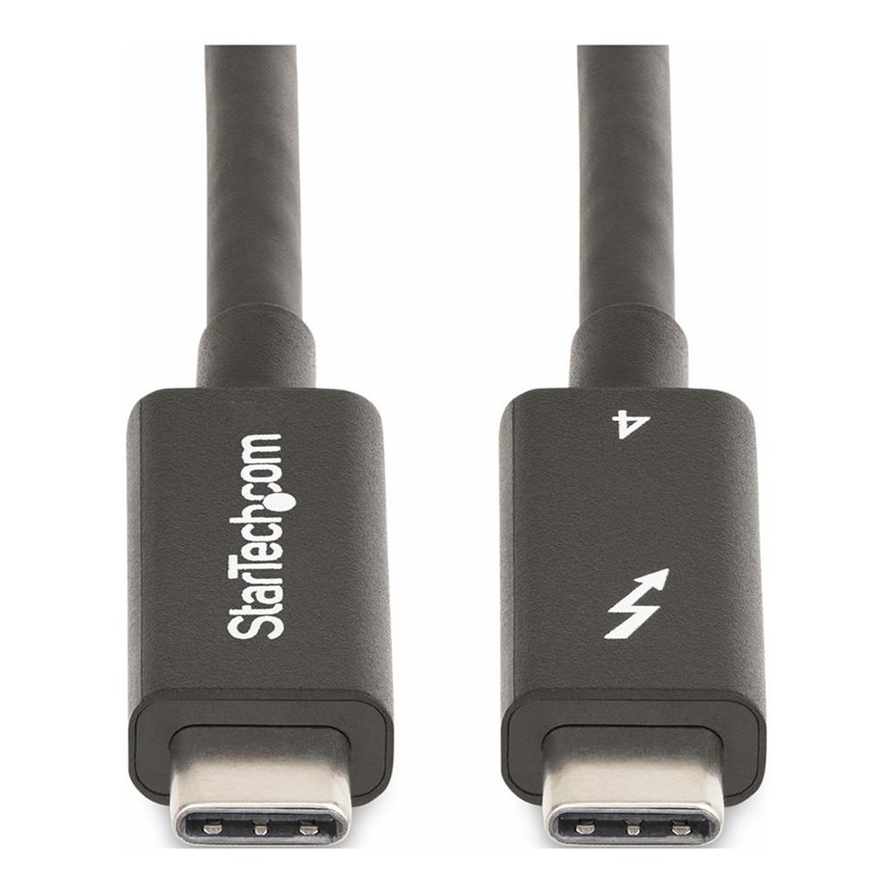 Cable USB tipo c startech 2m · macho - macho · negro