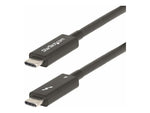 Cable USB tipo c startech 2m · macho - macho · negro