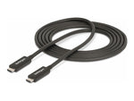 Cable USB tipo c startech 2m · macho - macho · negro
