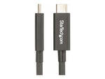 Cable USB tipo c startech 2m · macho - macho · negro