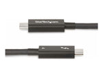 Cable USB tipo c startech 2m · macho - macho · negro