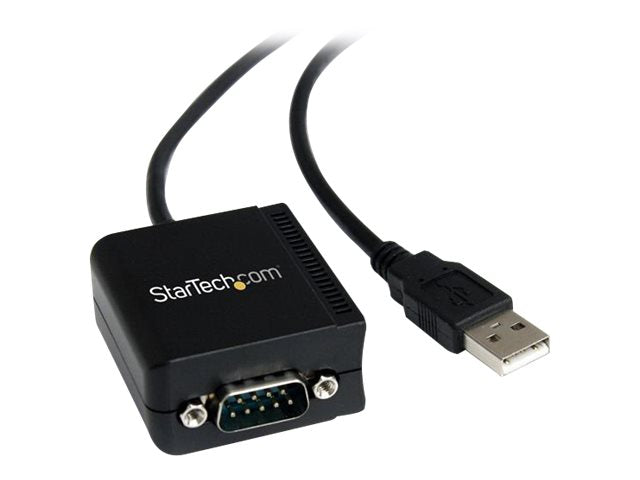Cable USB tipo a a db9 startech 1.8m · macho - macho · negro