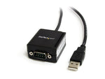 Cable USB tipo a a db9 startech 1.8m · macho - macho · negro
