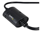 Cable 2x db9 a USB tipo a startech 1.8m · macho - macho · negro