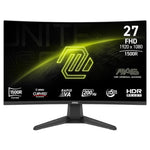 Monitor LED gaming 27 pulgadas MSI mag276cf e20 curvo · VA · FHD · dp · HDMI · 200hz · 0.5ms · vesa 100x100