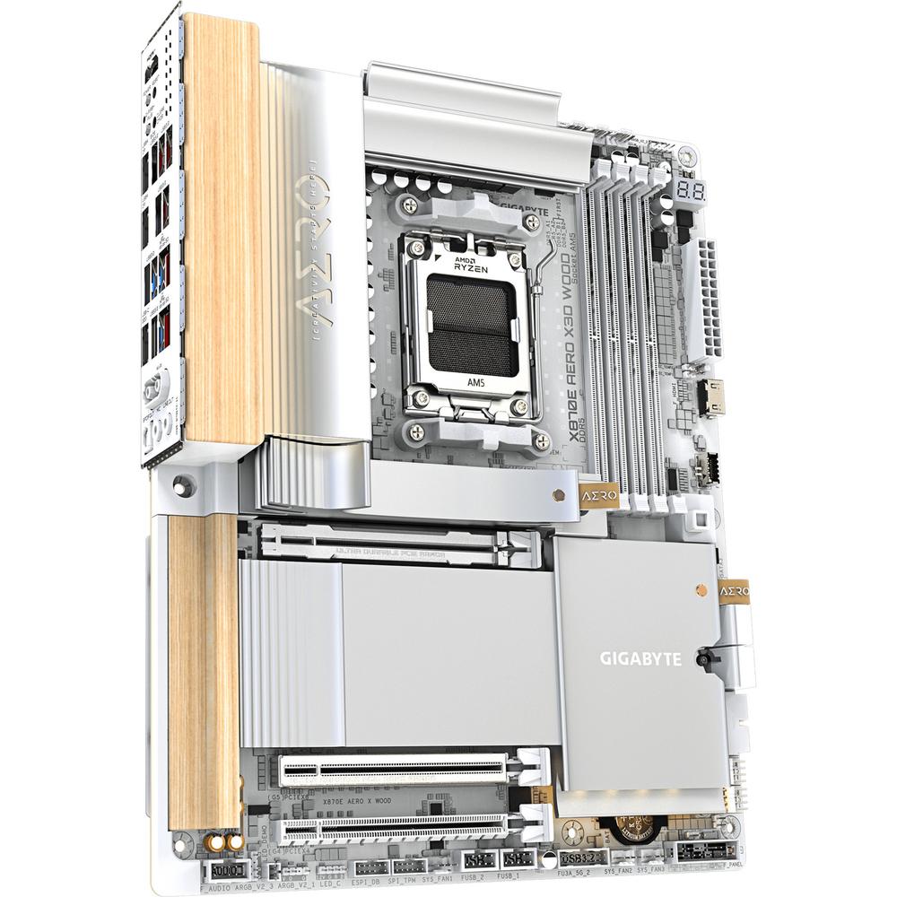Placa base Gigabyte Gigabyte x870e aero x wood am5 ATX · 4x drr5 · 4x sata3