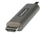 Cable USB tipo c a HDMI 4K startech 1m · macho - macho · negro