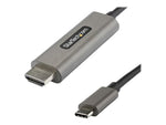 Cable USB tipo c a HDMI 4K startech 4m · macho - macho · negro