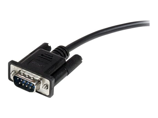 Cable db9 startech 1m · macho - hembra · negro
