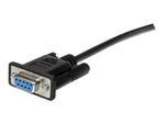 Cable db9 startech 1m · macho - hembra · negro