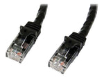 Cable de red startech latiguillo RJ45 utp cat6 Negro detalle #negro
