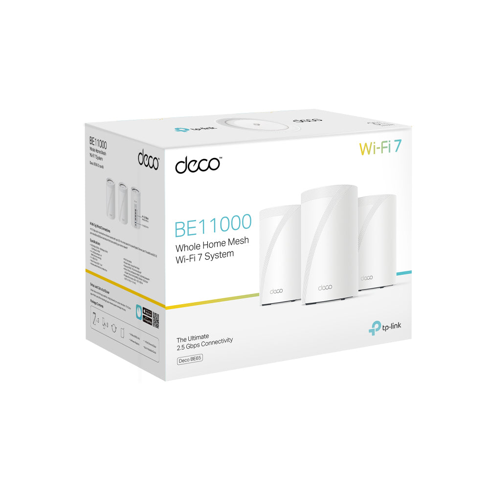 WiFi mesh tp - link deco be65 be9300 pack 3 unidades