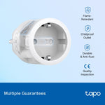 Enchufe inteligente WiFi tp - link tapo p115 pack 4 unidades