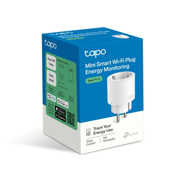 Enchufe inteligente WiFi tp - link tapo p115 pack 4 unidades