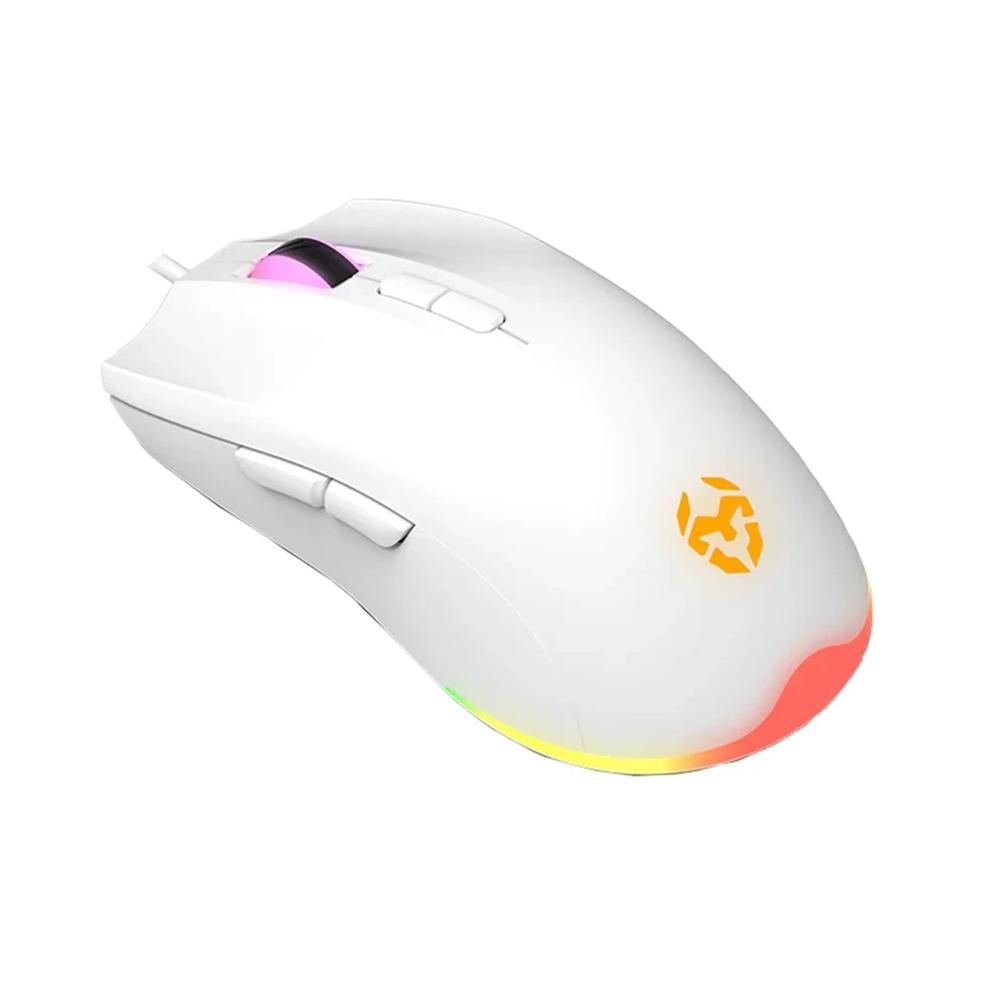 Kit gaming Krom kenta pc 4 en 1 RGB Blanco #blanco