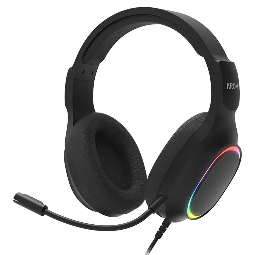 Kit gaming Krom kenta pc 4 en 1 RGB Negro detalle #negro