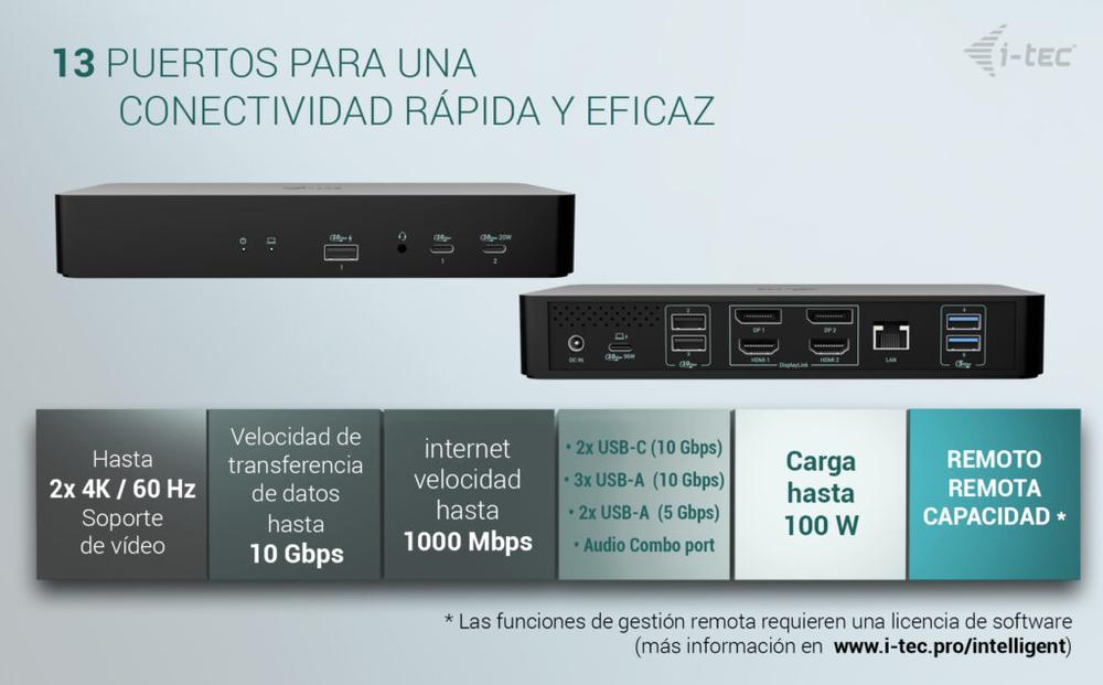 Docking station i - tec 13 en 1
