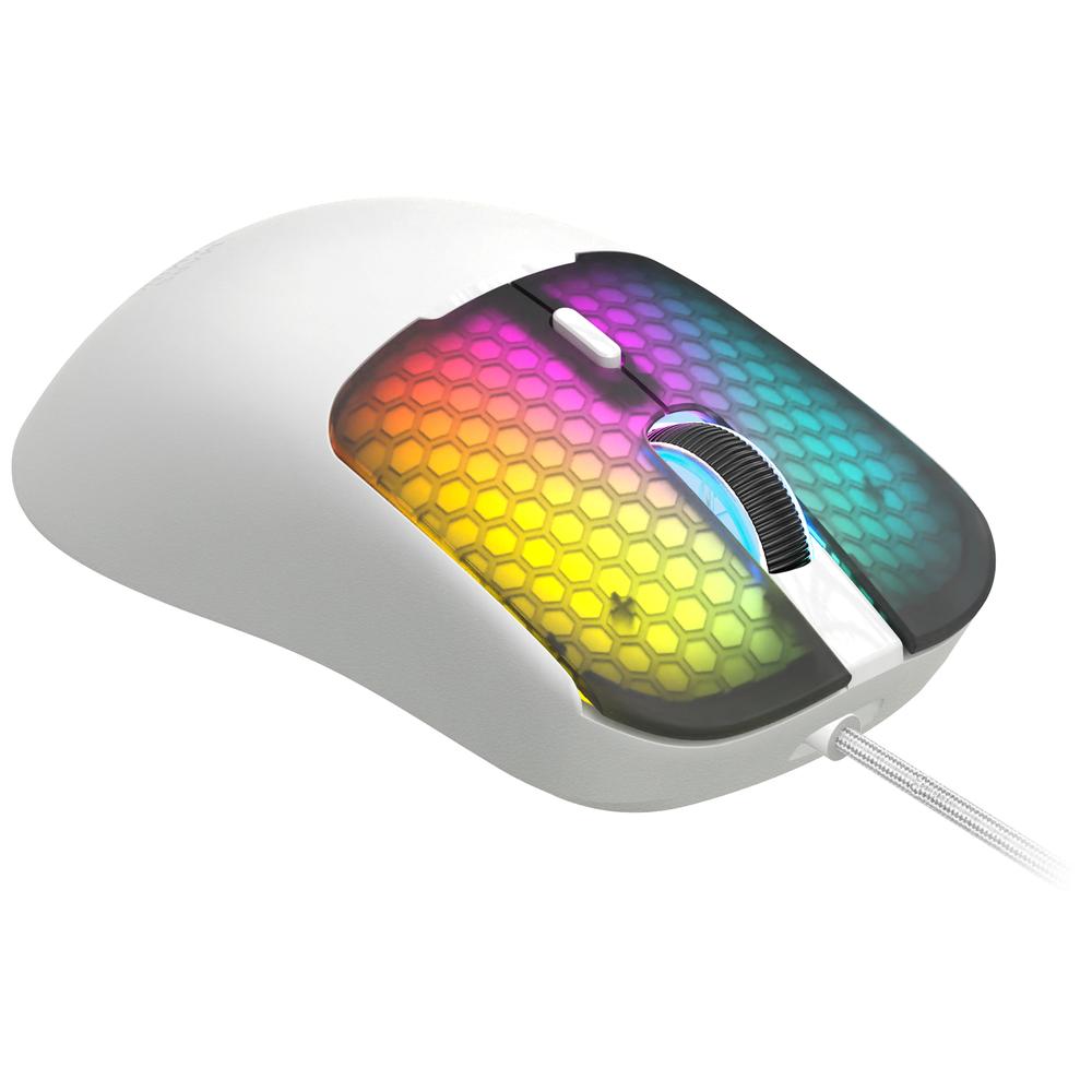 Raton mars gaming mm - viperw RGB blanco