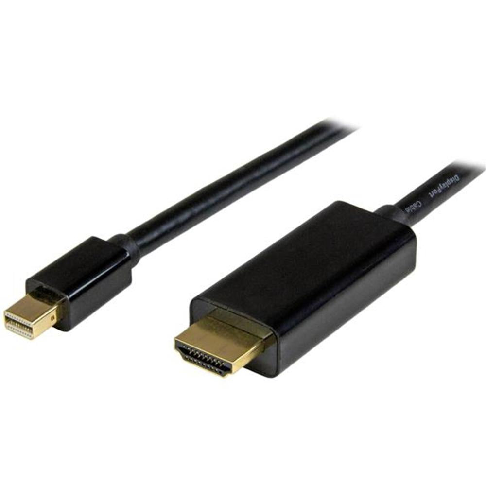 Cable mini dp a HDMI startech 2m · macho - macho · negro
