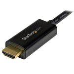 Cable mini dp a HDMI startech 2m · macho - macho · negro