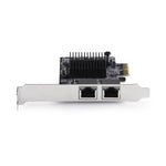 Tarjeta de red startech pr25gr - network - card 2x RJ45 pci express
