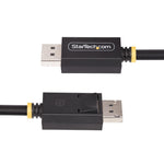 Cable displayport 8K startech 2m · macho - macho · negro
