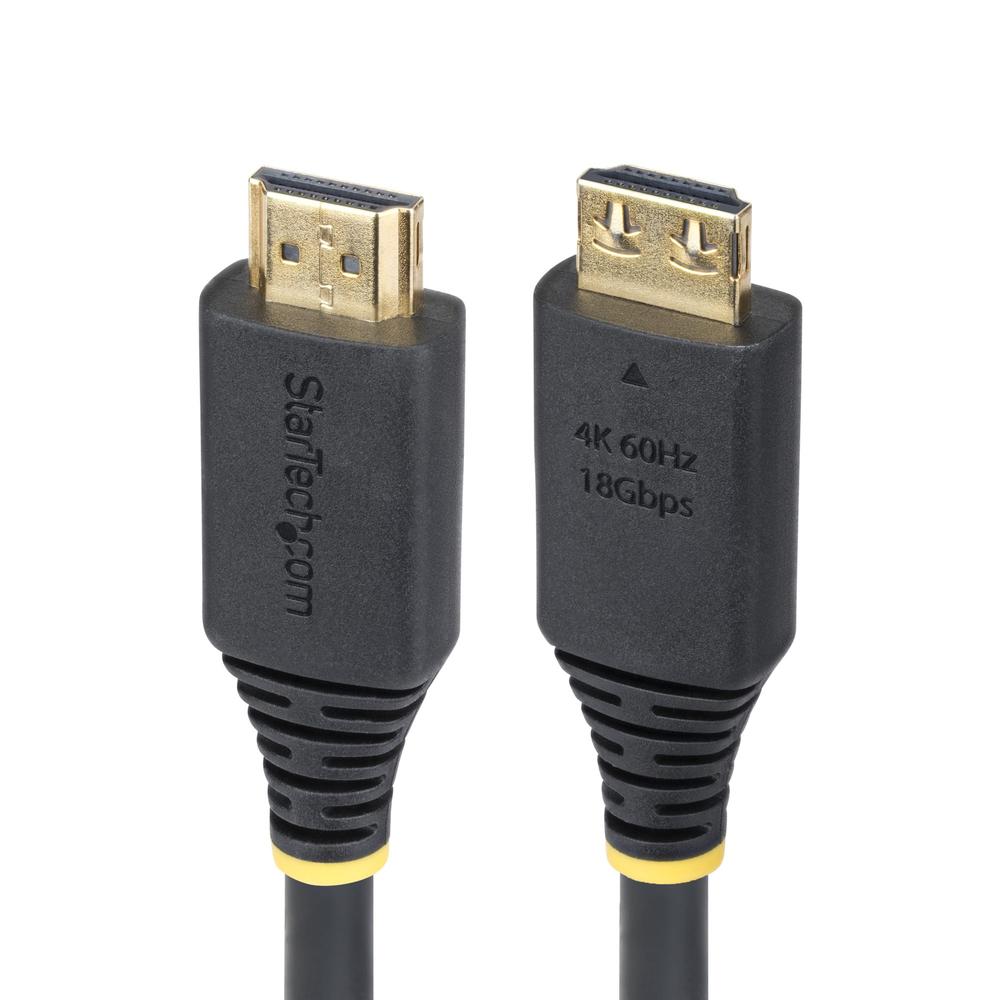 Cable HDMI con agarre startech 2.4m · macho - macho · negro