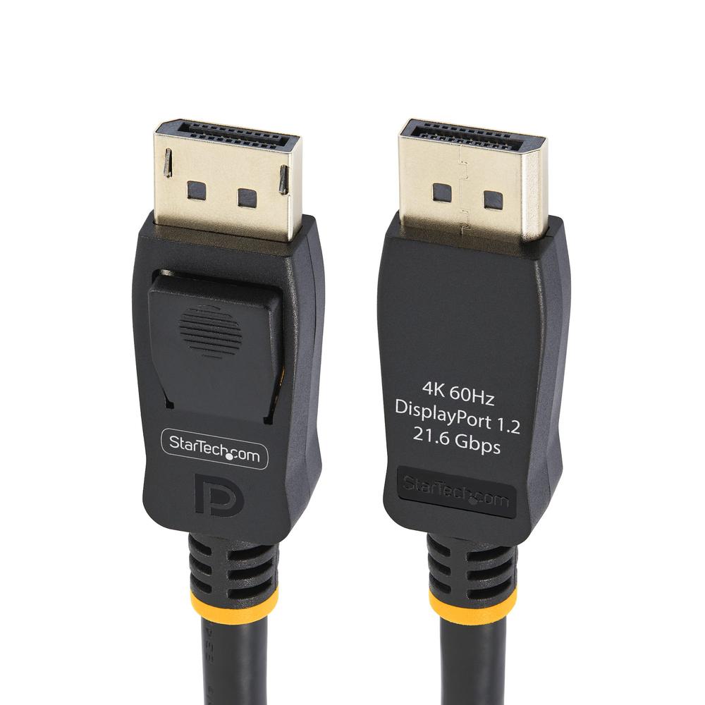 Cable displayport 4K startech 2m · macho - macho · negro