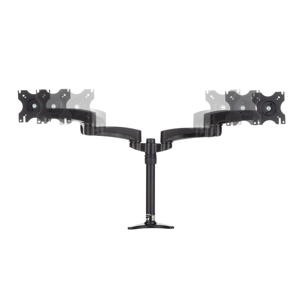 Soporte mesa startech vesa hasta 24 pulgadas 100x100mm max 13.6kg