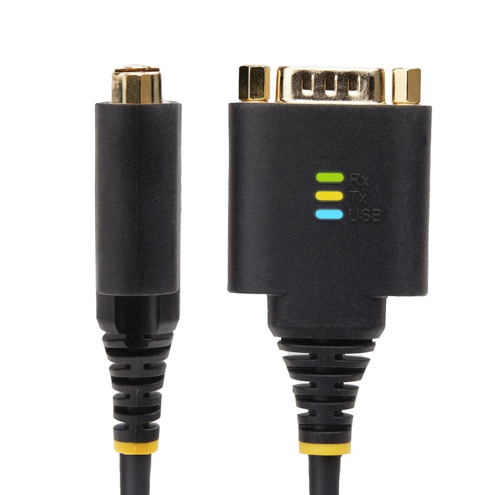 Cable USB tipo a a 2x rs232 db9 startech 0.60m · macho - macho