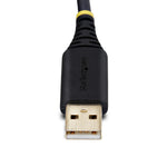 Cable USB tipo a a 2x rs232 db9 startech 0.60m · macho - macho