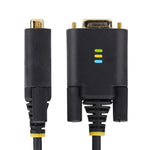 Cable USB tipo a a rs232 db9 startech 1m · macho - hembra · negro