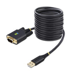 Cable USB a rs232 db9 startech 3m · macho - macho · negro