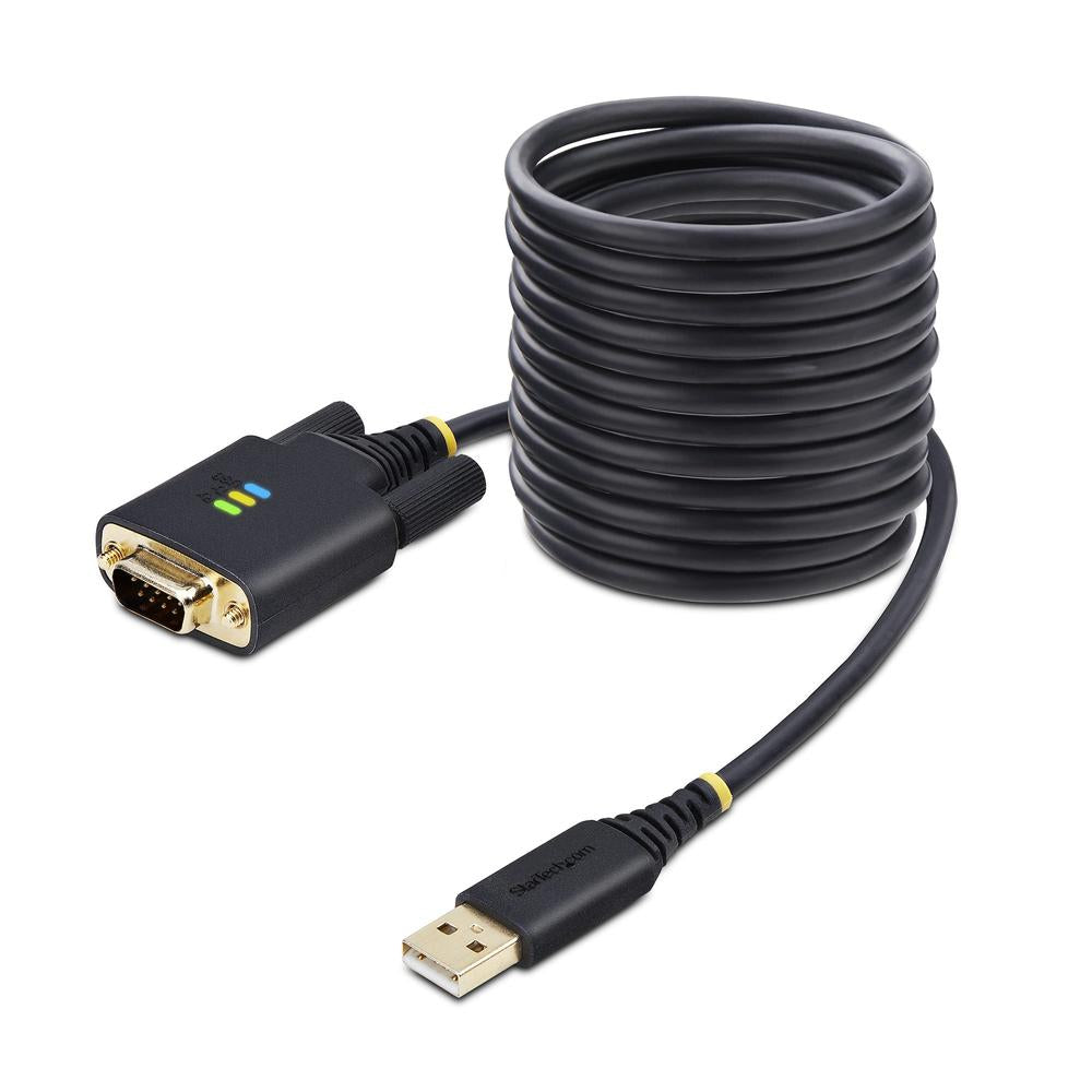 Cable USB a rs232 db9 startech 3m · macho - macho · negro