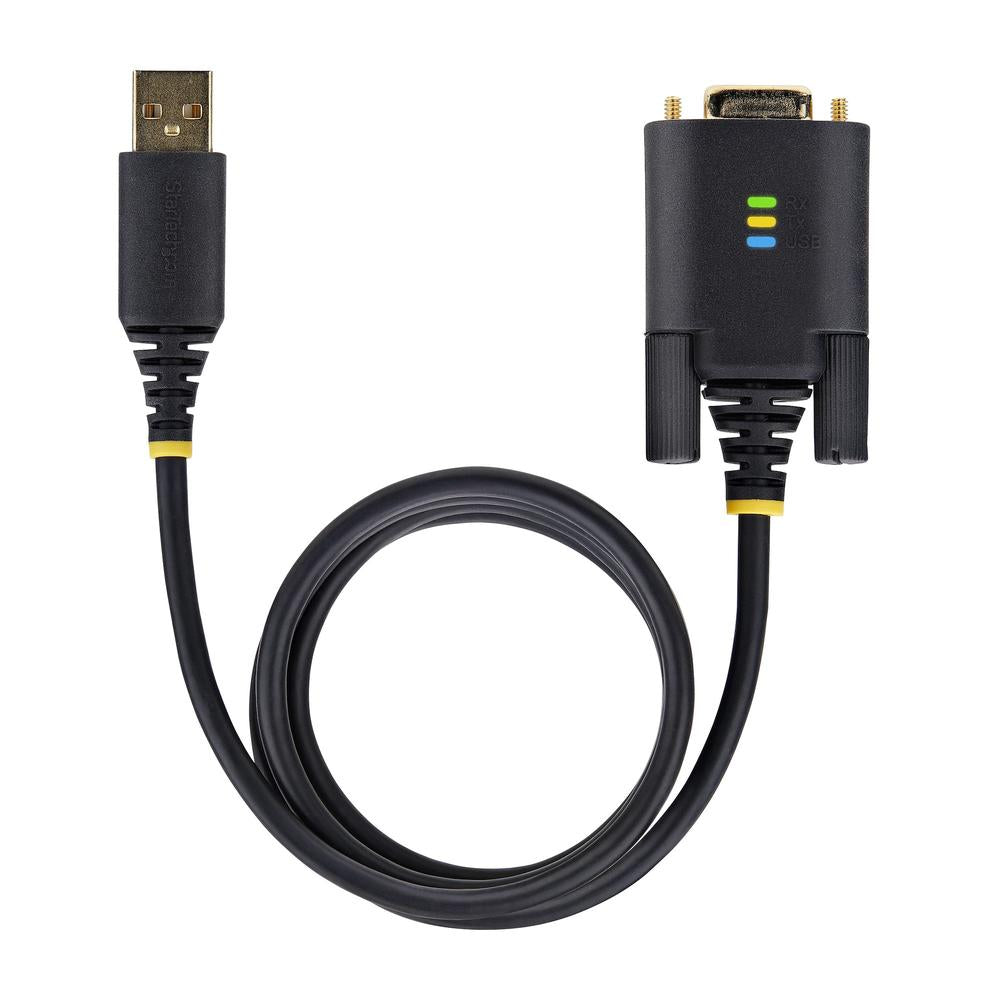 Cable USB a rs232 db9 startech 3m · macho - macho · negro