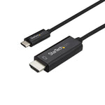 Cable USB tipo c a HDMI 4K startech 2m · macho - macho · negro