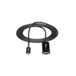 Cable USB tipo c a HDMI 4K startech 2m · macho - macho · negro