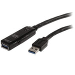 Cable USB tipo a startech 10m · macho - hembra · negro