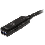 Cable USB tipo a startech 10m · macho - hembra · negro