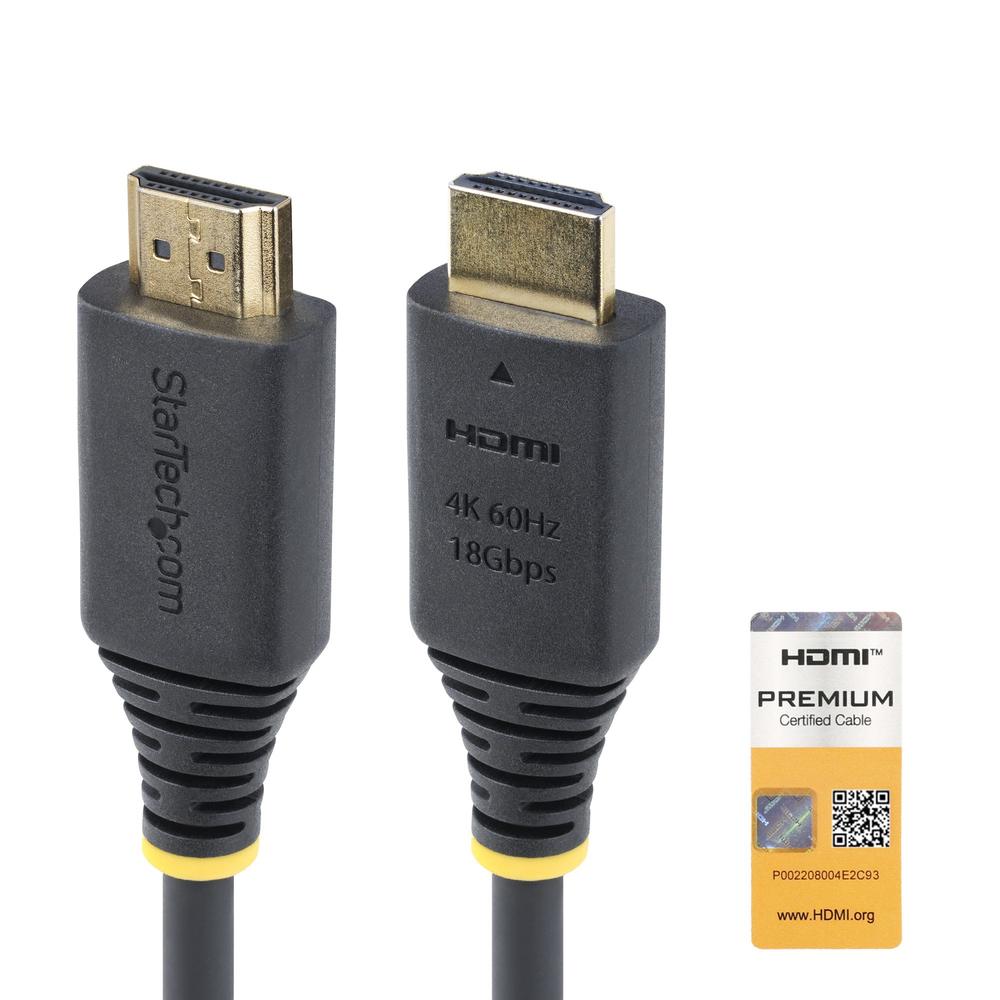 Cable HDMI 4K premium startech 1m · macho - macho · negro