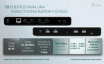 Docking station i - tec 12 en 1 + cargador universal 85w