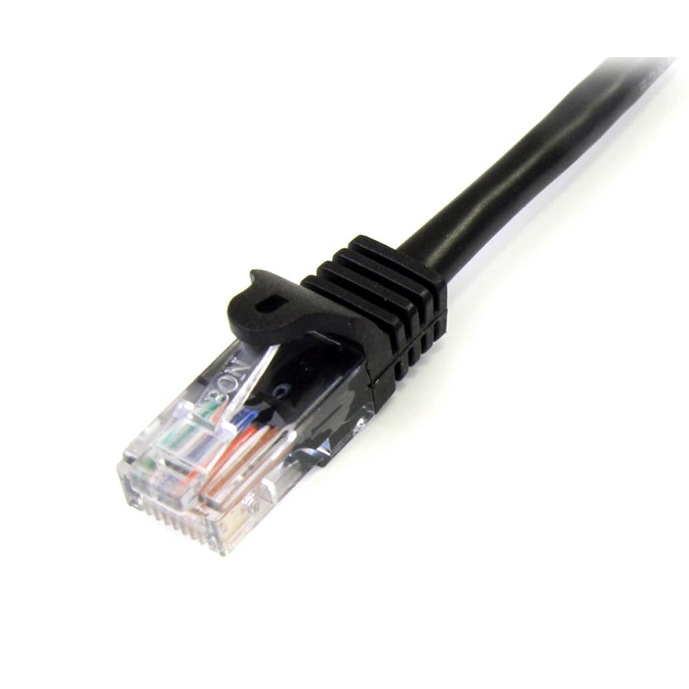 Cable de red startech latiguillo RJ45 u - utp cat5e 2m negro