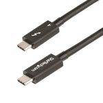 Cable USB tipo c startech 1m · macho - macho · negro