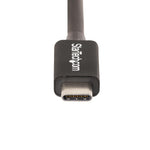 Cable USB tipo c startech 1m · macho - macho · negro
