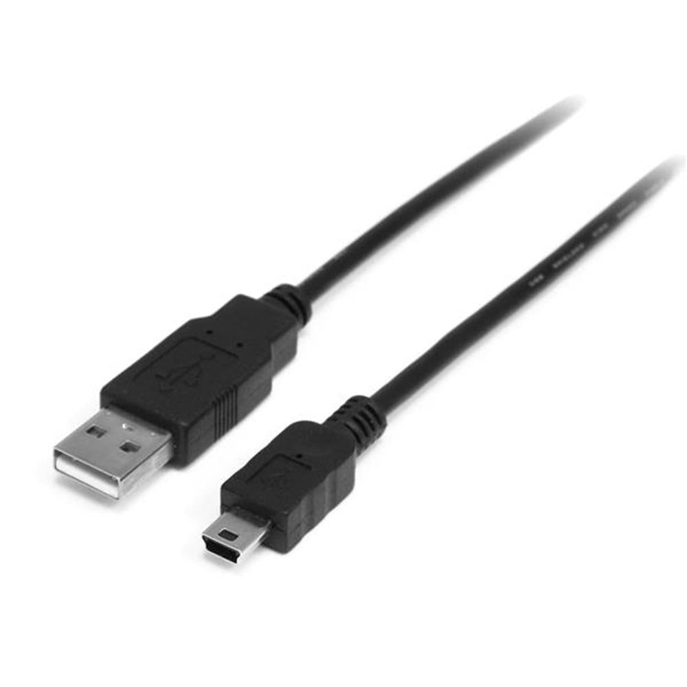 Cable USB tipo a a mini USB tipo b startech 1m · macho - macho · negro