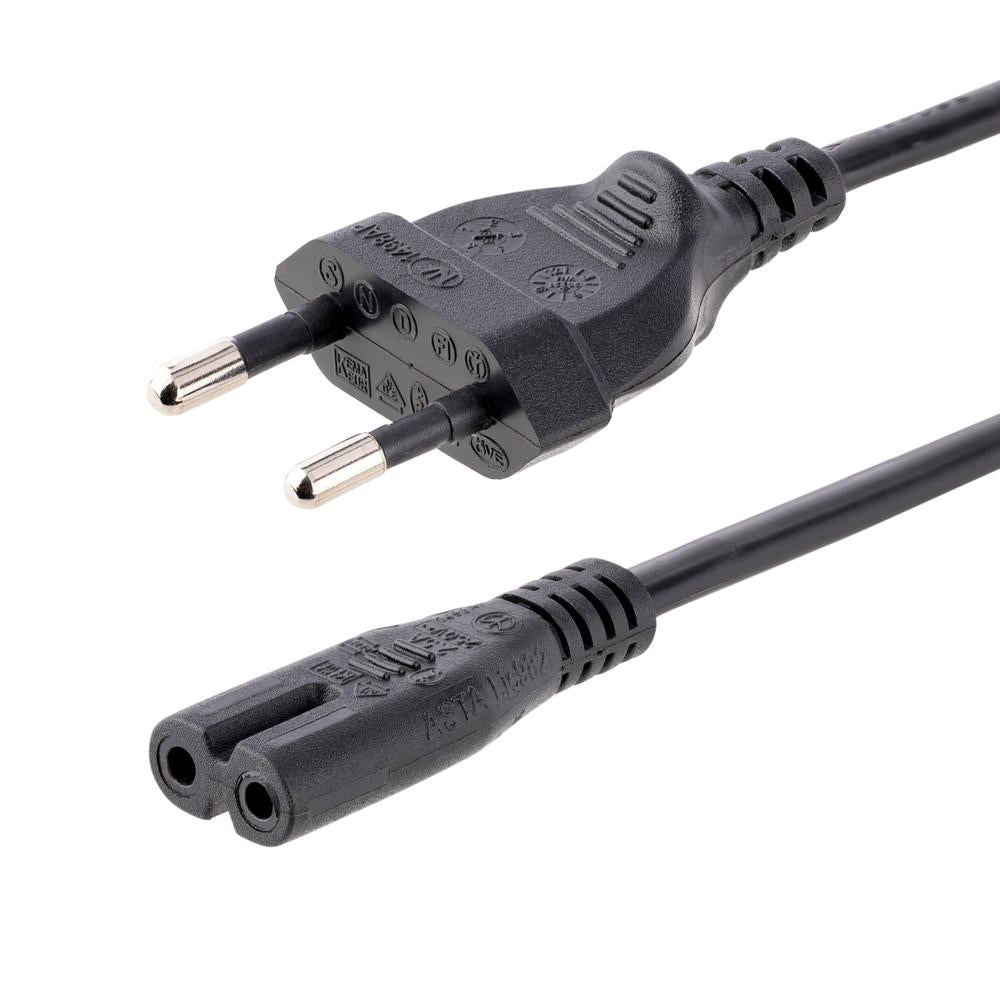 Cable cee7 - 16 a c7 startech 1m · macho - hembra · negro