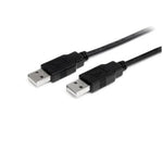 Cable USB tipo a startech 2m · macho - macho · negro