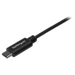 Cable USB tipo a a USB tipo c startech 2m · macho - macho · negro